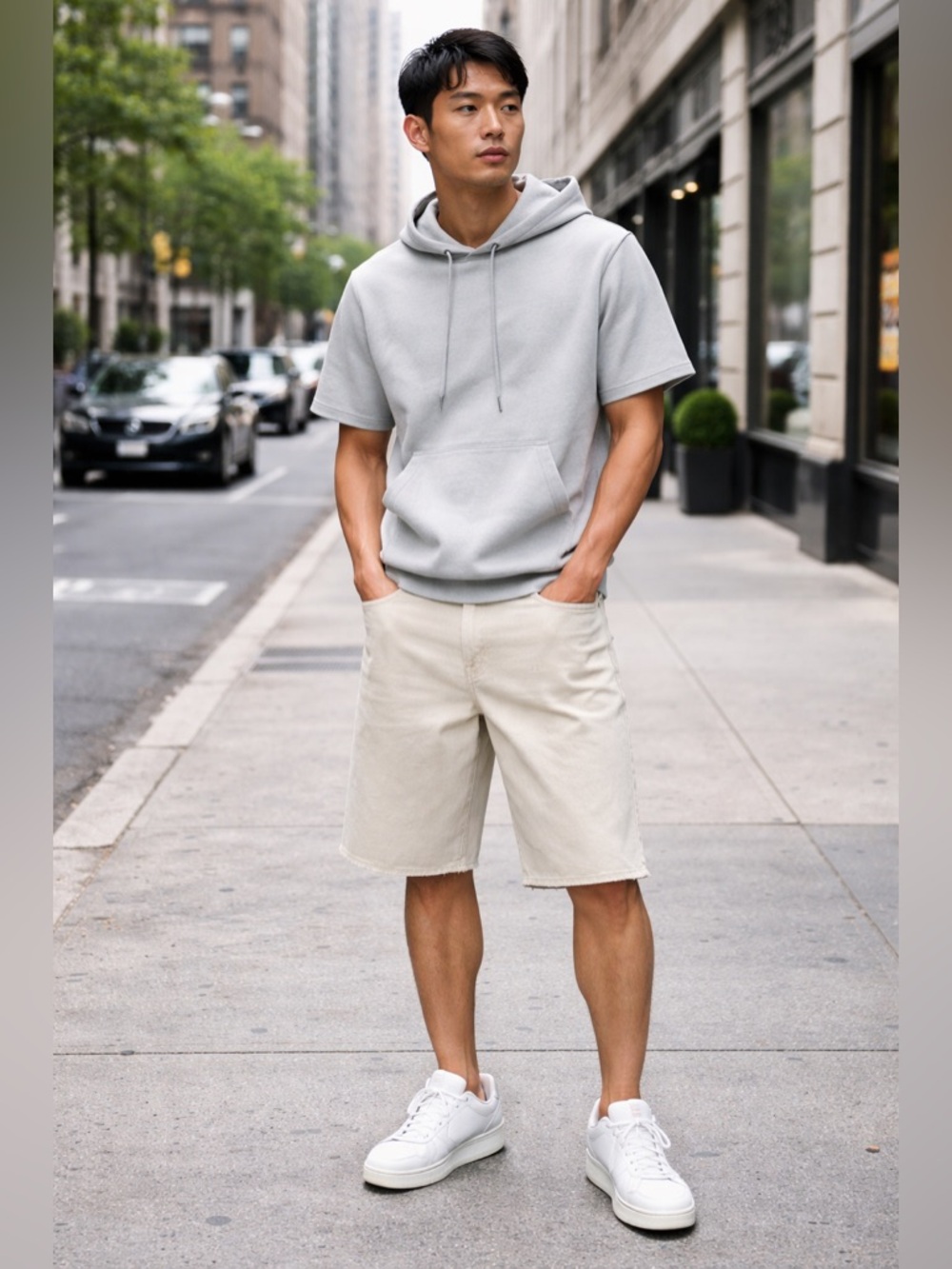 New Hudson Men 90s Baggy Denim Shorts – Size 32 | Retail $225